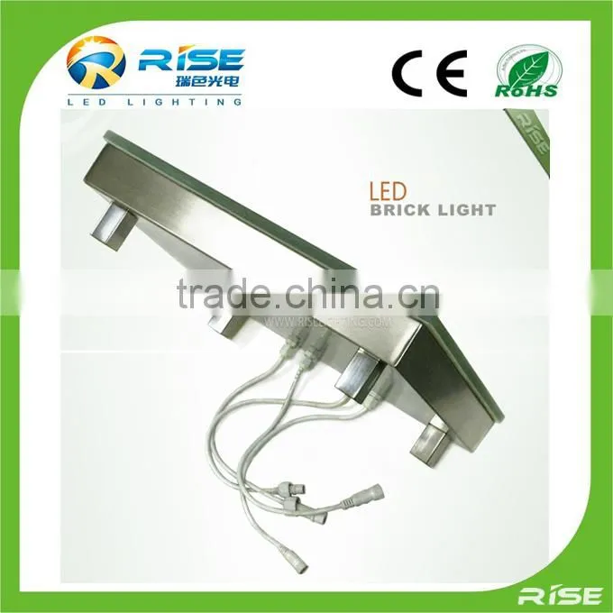 DC12V warm white waterproof IP65 floor deck LED brick light single color lighting