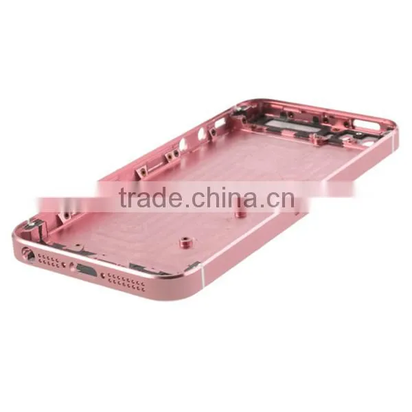 pink metal housing for iphone 5s housing