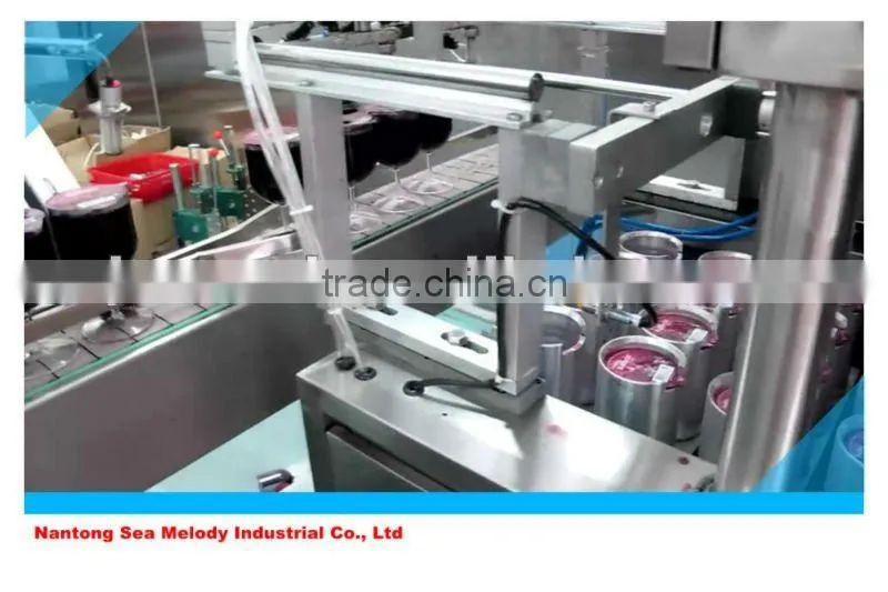Curd cup sealing machine
