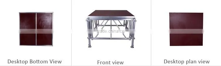 Suitable for mobile performance cheap portable aluminium mobile stage