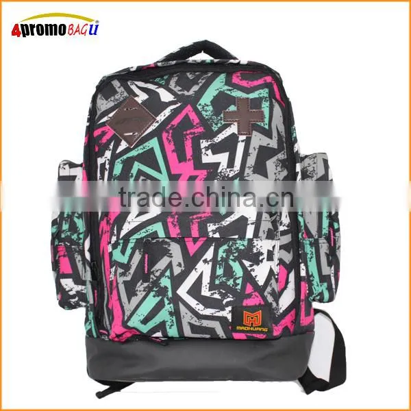 Fashion design full printing backpack,school backpack