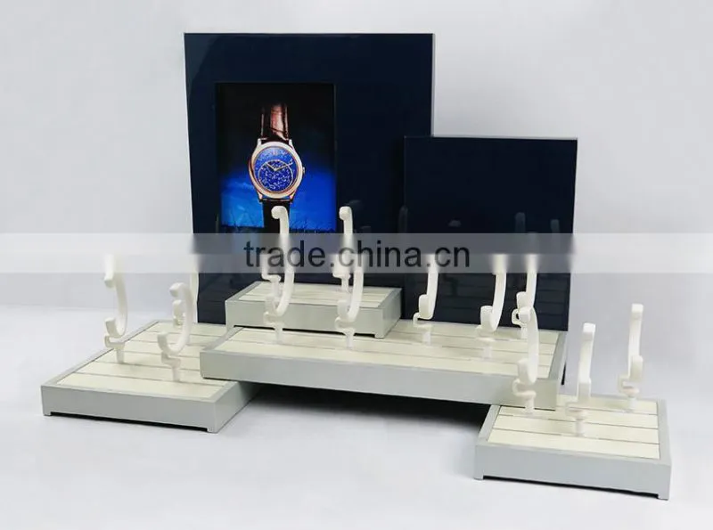 Exquisite Custom MDF Wooden Display Showcase for Watches