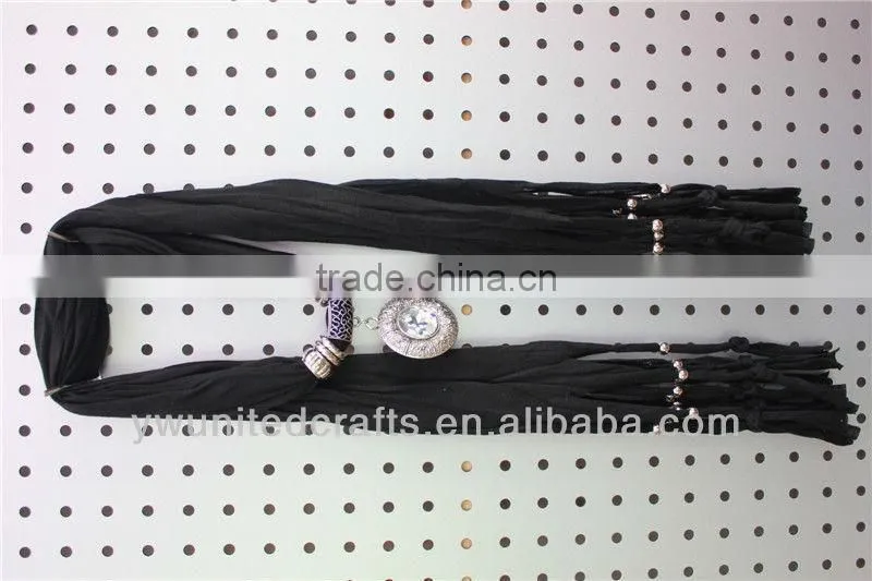 2013 New metal pendant scarf /fashion jewellery scarves neckcloth