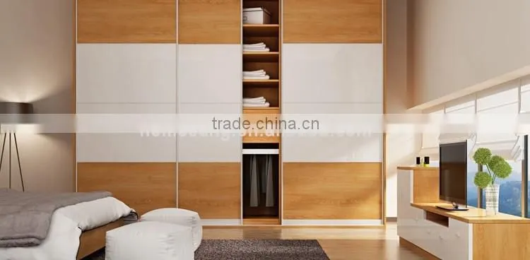 4 Door Wooden Veneer Designs Lightweight Portable Armoire Wardrobe Closet