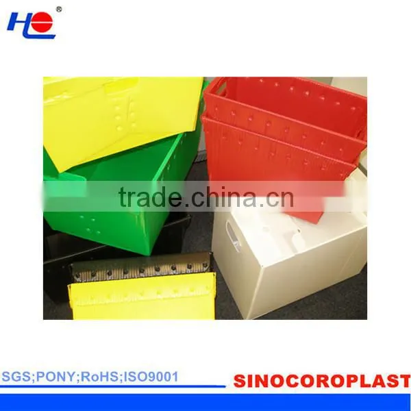 eco-friendly and easy to clean plastic polypropylene multilayer box