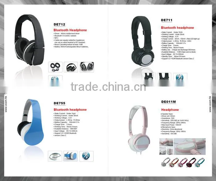 VCOM 2015 New Style Stereo Mini Wireless Bluetooth Headphone for Sports