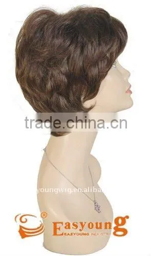 Old ladies short hair wigs for black women