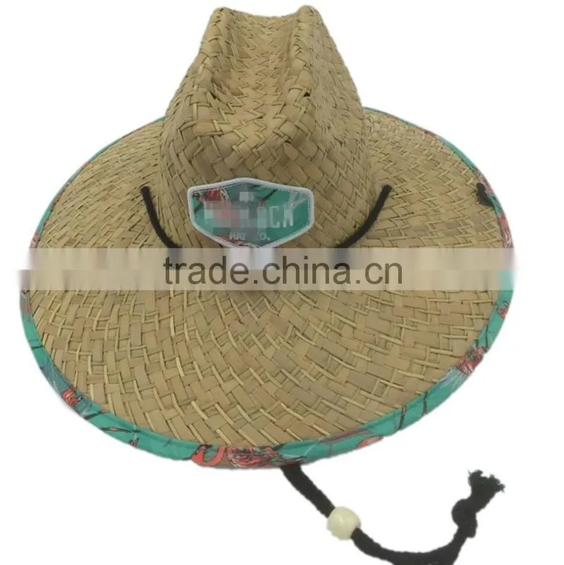 lifeguard straw hat