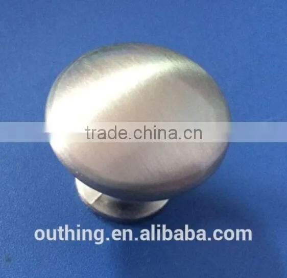 black nickel round type zinc alloy furniture cabinet knob & handle