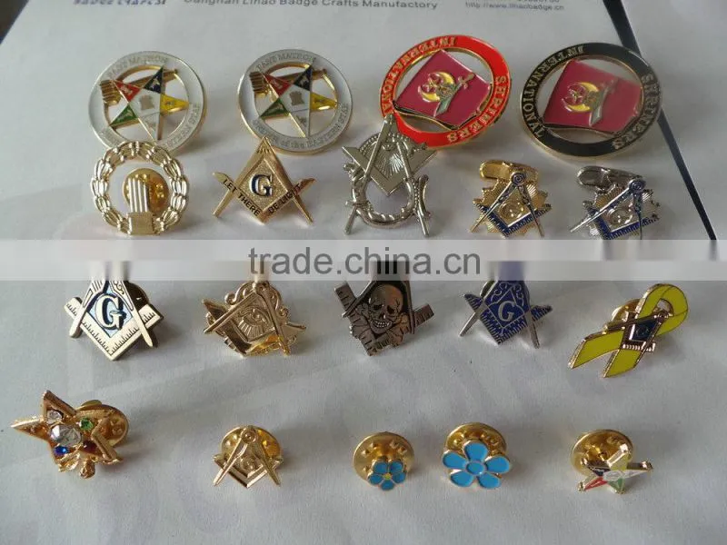 Plated Technique and Badge & Emblem Product Type masonic car badges emblems