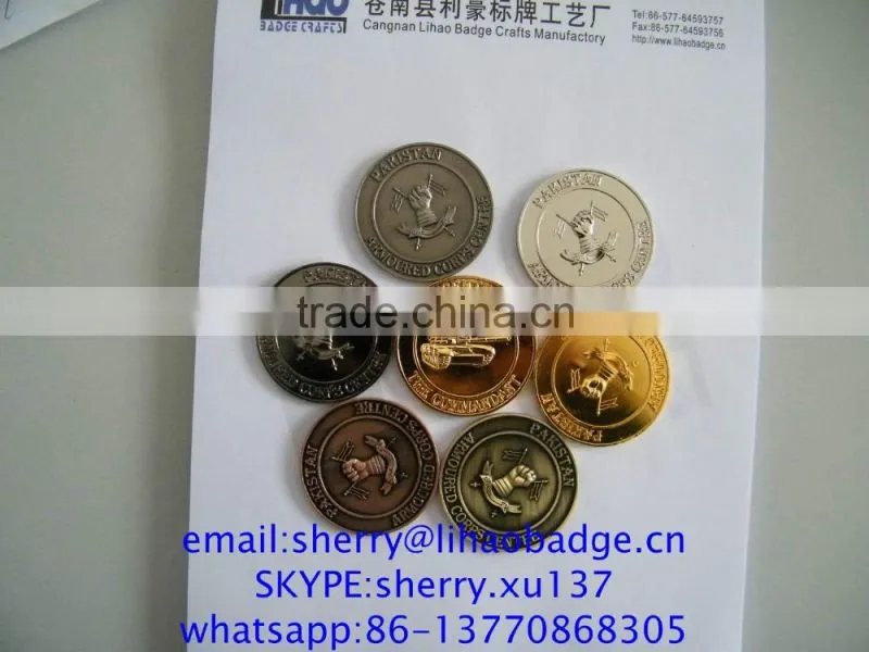 Custom 3D Army Tank coin,zinc alloy metal coin,souvenir badges