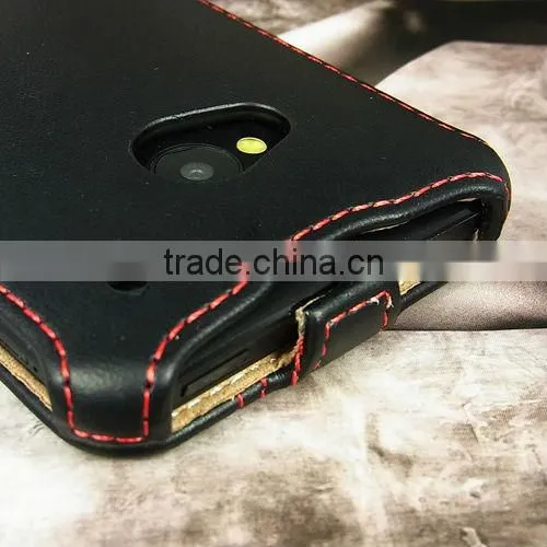 leather case for HTC one cell phone case