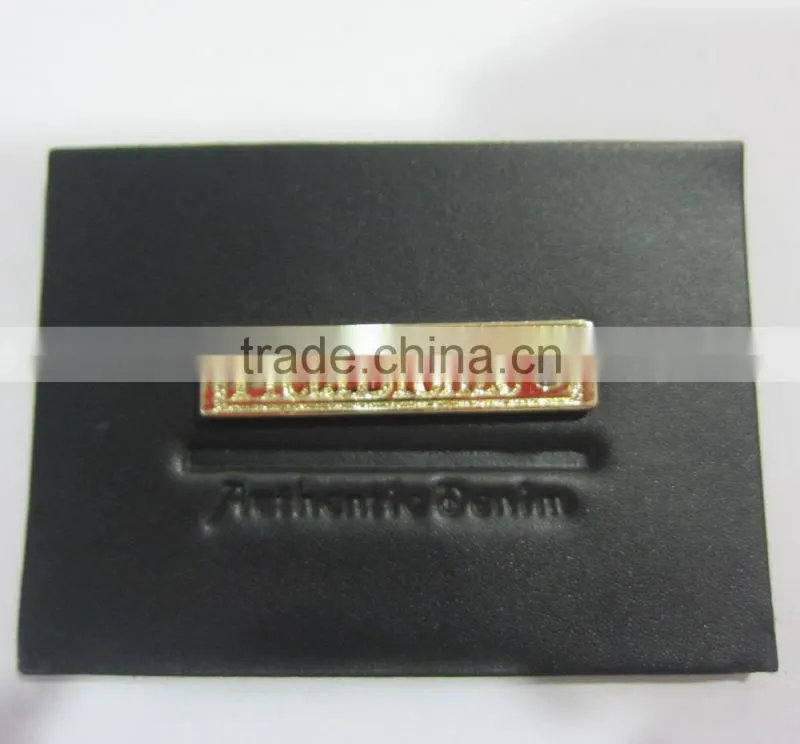 jeans leather label for sex lady jeans