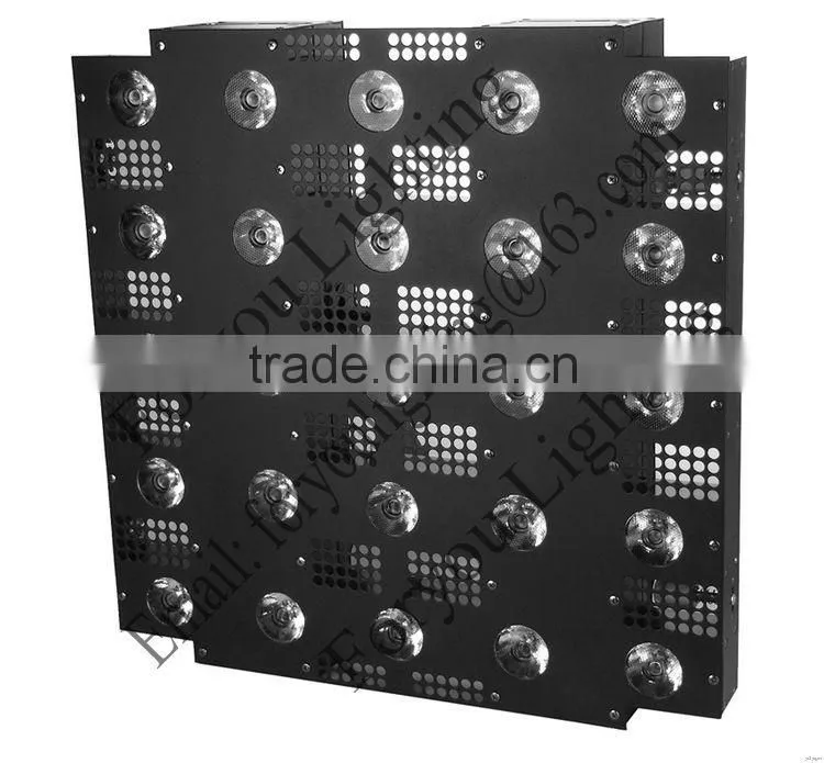 Economic latest 25*10w rgbw 4in1 leds new effect led matrix disco light