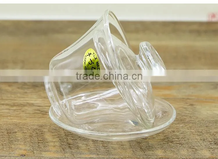 Heat-resistant Clear Glass Gaiwan Modern Sought-afterTeaware