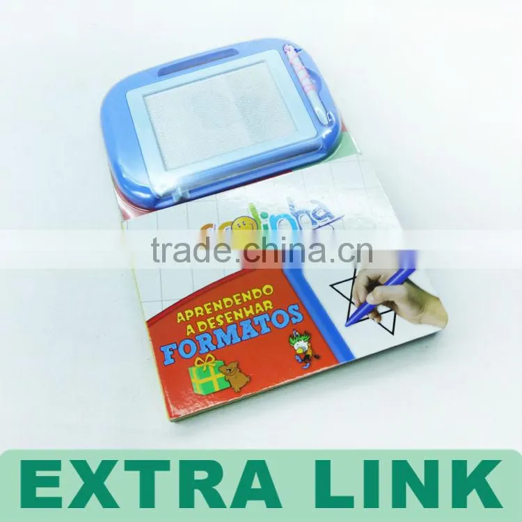 Professional Colorful Hardcover Kid's Coloring Book With Water Pen