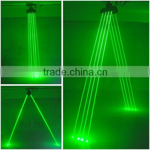 Moving head spider Green laser lighting show system fat beam stage light