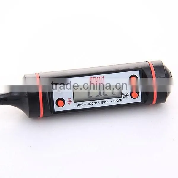 Digital thermometer LCD display meat temperature measurement thermometer digital BBQ thermometer to 100 degree