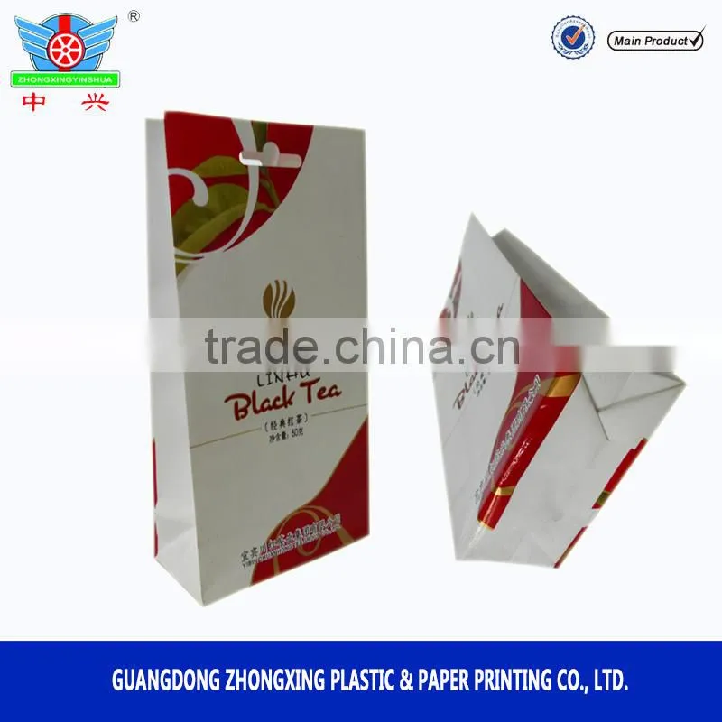 Laminating plastic tea packing bags with moisture-proof material