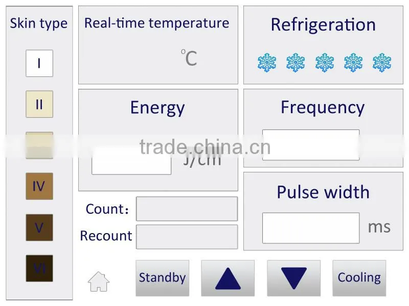 2000W 2000W 808nm diode laser with 5 cool systems
