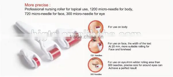 Mesotherapy 300/720/1200 needle 4 in 1derma roller with Medical CE