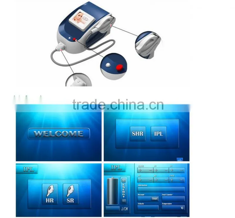 Hot sale IPL laser permanent fast hair removal machine for beauty salon