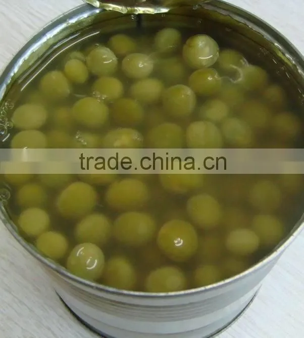 canned green peas