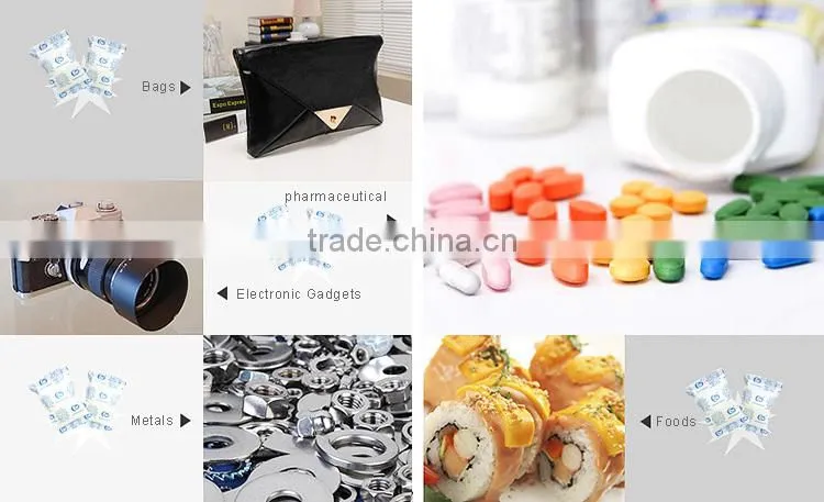 Silica Gel Desiccant FDA Approved for Direct Contact