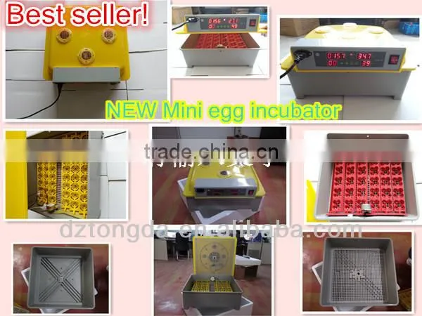 China TONGDA Coal Full Automatic Holding 48 eggs incubator egg tester for free