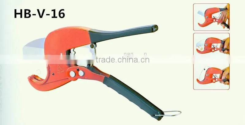 Dip plastic handle gardening/household/construction hand tools PVC pipe cutter