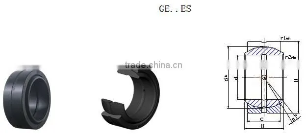 GE50ES Lubricated Radial Spherical Plain Bearing