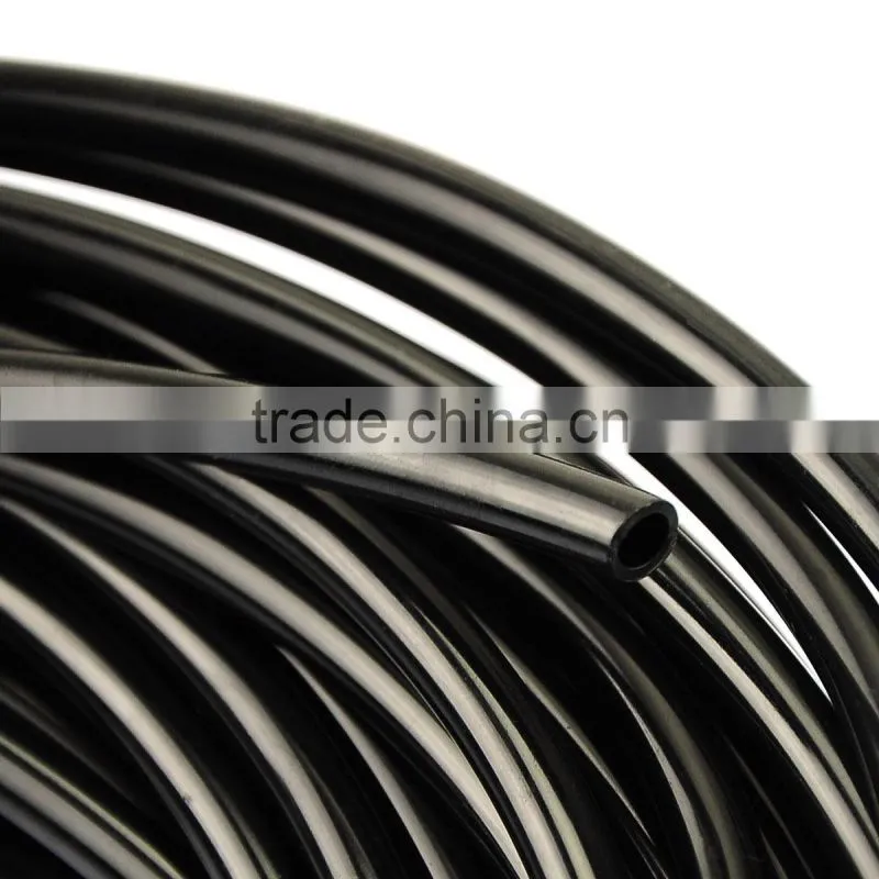2017 New design 20m 1/4" Size 4.5mm Black Watering Hose Tubing for Micro Drip Irrigation System
