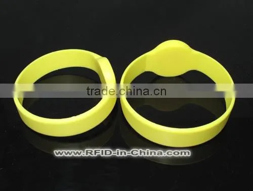 High Performance RFID Technology Wristband, Colorful RFID Silicone Wristband