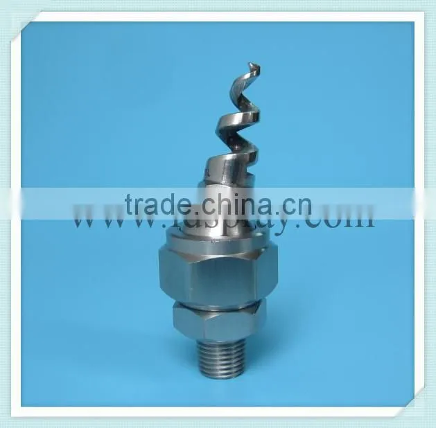 SS swivel joint with brass or stainless steel spjt spiral nozzle