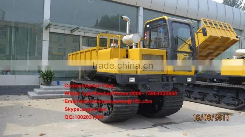 6 tons capacity full rubber track dumper in stock for sale