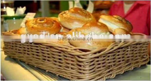 2017 new design Eco-friendly 100% nontoxic kichen storage woven Bread basket