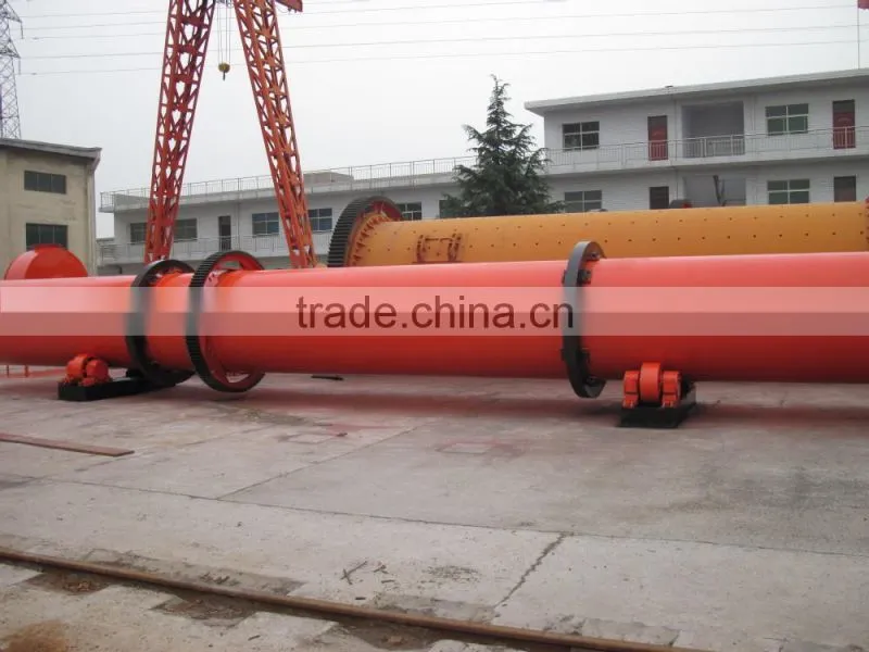 Lignite coal rotary drum dryer for drying coal and fly ash