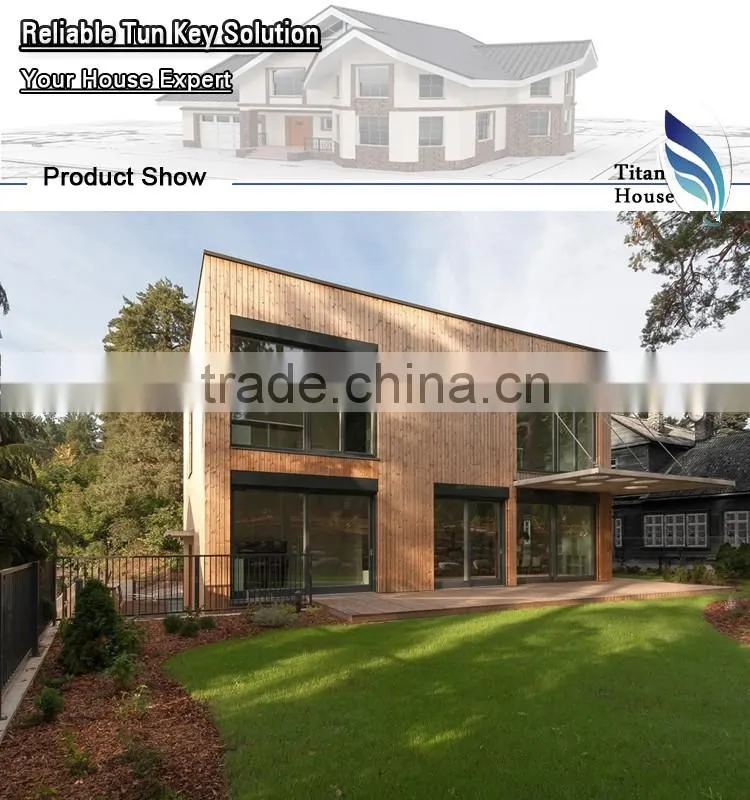 Luxury Steel Russian Prefabricated Wooden House
