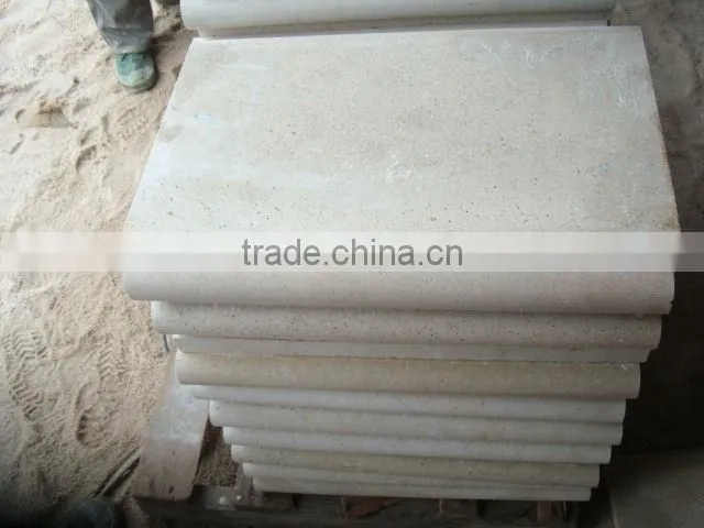 Beige white limestone for floor and wall tile