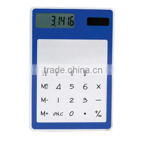 Hot colorful touch screen plastic calculator for business gift