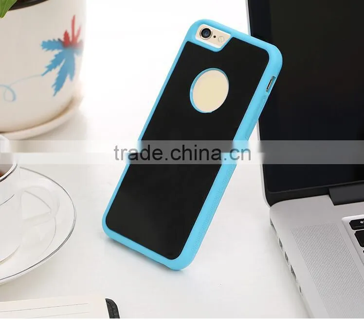 2017 new rgknse anti gravity case TPU + PC Anti-Gravity Selfie Sticky Case Cover For iPhone 5 5s 6 6s 6