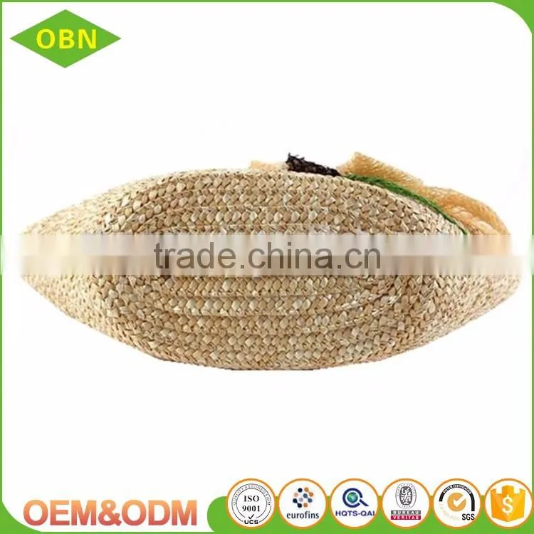 Wholesale custom beautiful convince hand woven Bohemian fashion lady straw beach bag