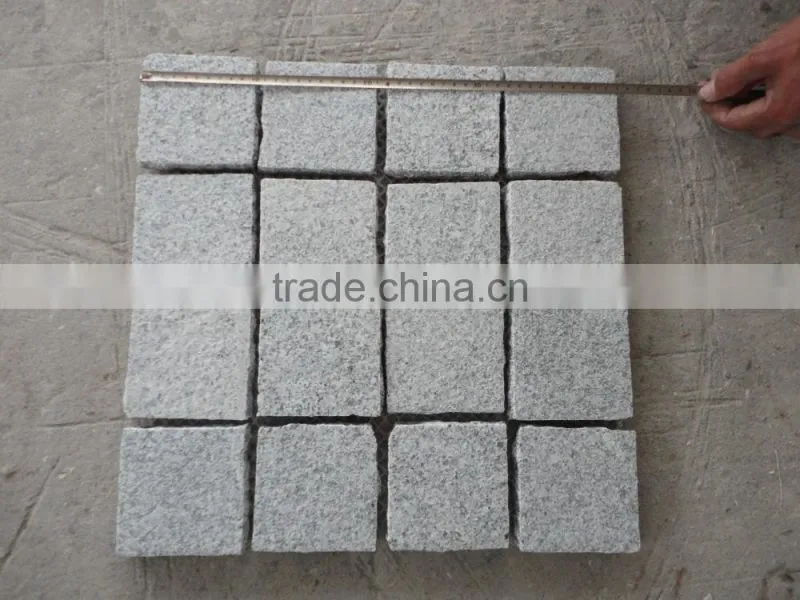 White Paving Stone White Granite Driveway Paving Stone Granite Mesh Paver