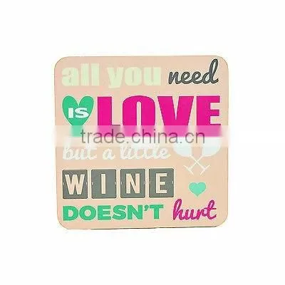 Lacquered coasters for hotel, restaurant, kitchen servings
