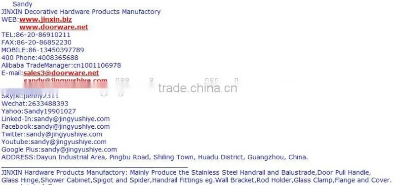JINXIN Stainless Steel Solid Wooden Balustrade