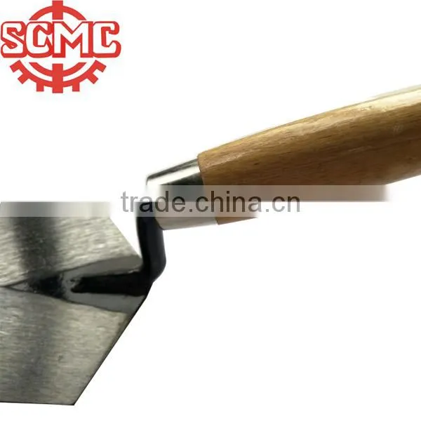 wooden handle carbon steel blade bricklaying trowels