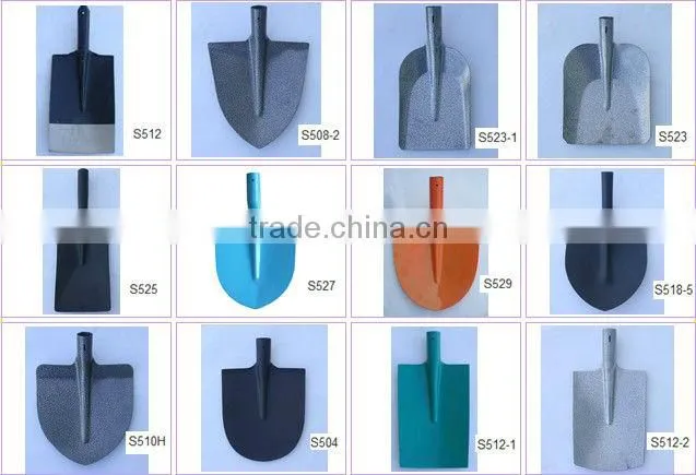 Types of spade shovel