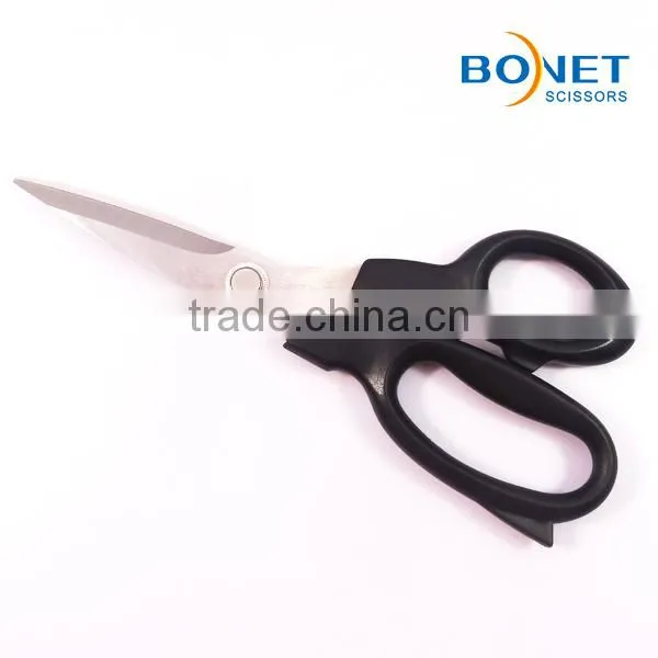 S14014 Stainless Steel 8" tailor sewing scissors Plastic handle scissors