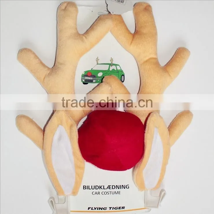 2016 Cute Christmas Gift Car Antlers Christmas Decorationg Car Accessories