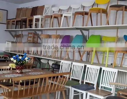 2015 Qing dao morden solid wood chair for living room restaurant chair and table